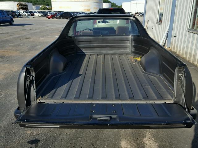 1GCCW80H5DR235124 - 1983 CHEVROLET EL CAMINO BLACK photo 6