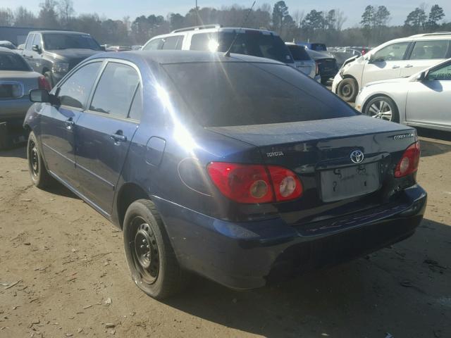 2T1BR32E67C750348 - 2007 TOYOTA COROLLA CE BLUE photo 3