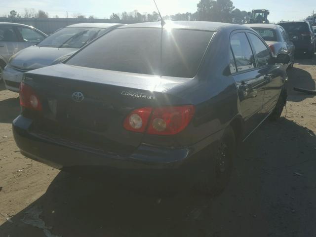 2T1BR32E67C750348 - 2007 TOYOTA COROLLA CE BLUE photo 4