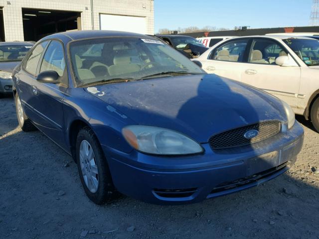 1FAFP532X4A167424 - 2004 FORD TAURUS SE BLUE photo 1