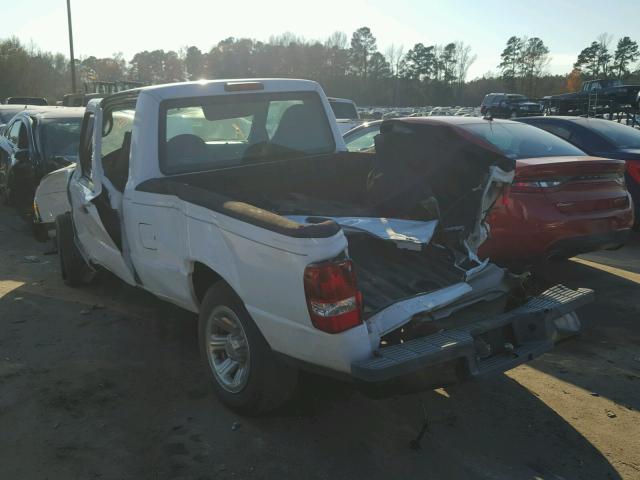 1FTYR10D78PA74326 - 2008 FORD RANGER WHITE photo 3