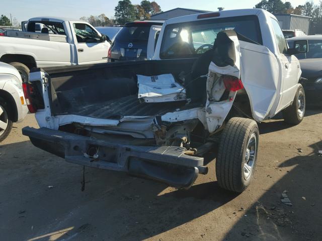 1FTYR10D78PA74326 - 2008 FORD RANGER WHITE photo 4