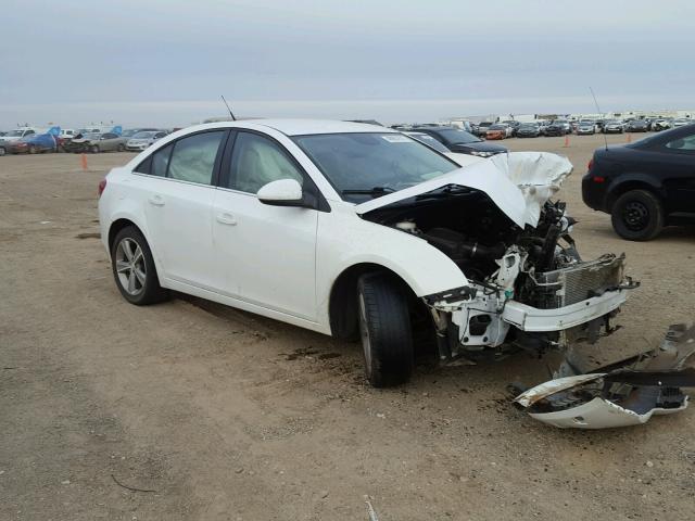 1G1PE5SB4D7188930 - 2013 CHEVROLET CRUZE LT WHITE photo 1