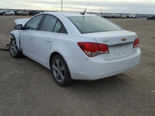 1G1PE5SB4D7188930 - 2013 CHEVROLET CRUZE LT WHITE photo 3