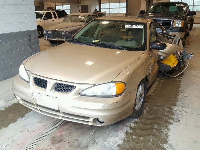 1G2NE52F64M576619 - 2004 PONTIAC GRAND AM S GOLD photo 2