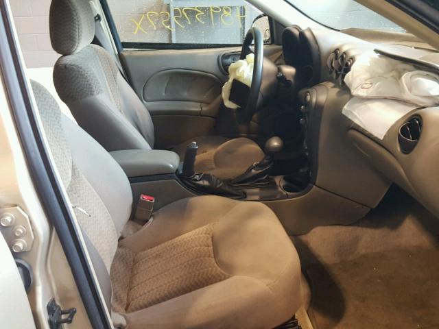 1G2NE52F64M576619 - 2004 PONTIAC GRAND AM S 金色 照片 5