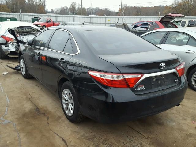 4T1BF1FK7FU993581 - 2015 TOYOTA CAMRY LE BLACK photo 3