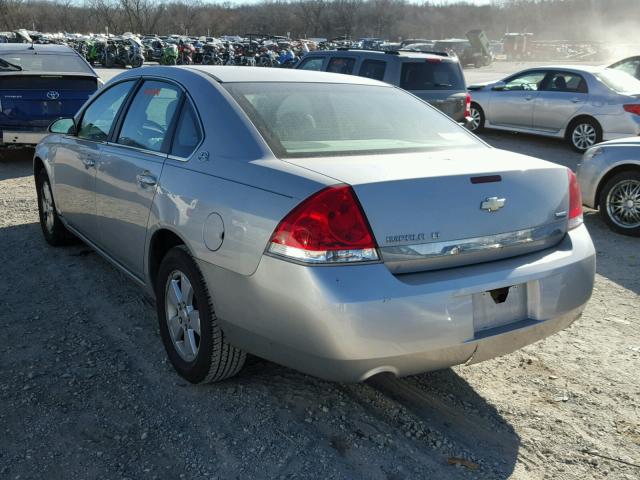 2G1WT58K681222572 - 2008 CHEVROLET IMPALA LT SILVER photo 3