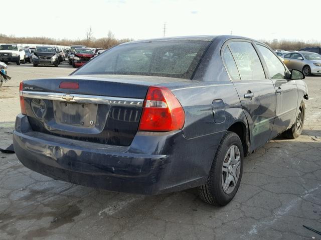 1G1ZS52F95F336677 - 2005 CHEVROLET MALIBU BLACK photo 4