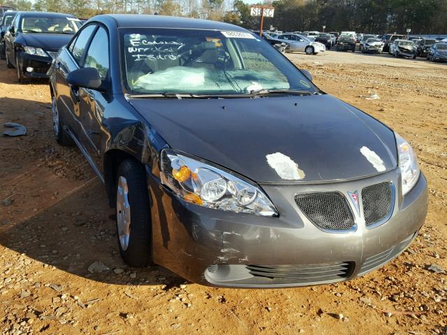 1G2ZF58B474126605 - 2007 PONTIAC G6 VALUE L GRAY photo 1