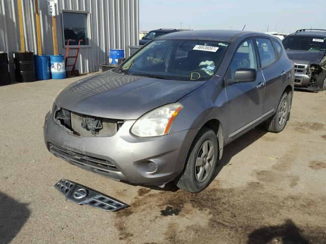 JN8AS5MTXBW565182 - 2011 NISSAN ROGUE S SILVER photo 2