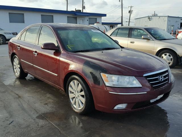 5NPEU46F19H458692 - 2009 HYUNDAI SONATA SE MAROON photo 1