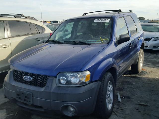 1FMYU95H96KD11963 - 2006 FORD ESCAPE HEV BLUE photo 2