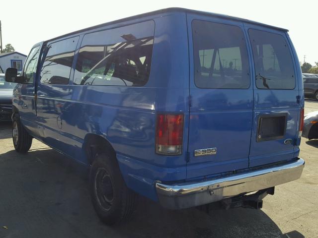 1FBNE31L17DA05099 - 2007 FORD ECONOLINE BLUE photo 3