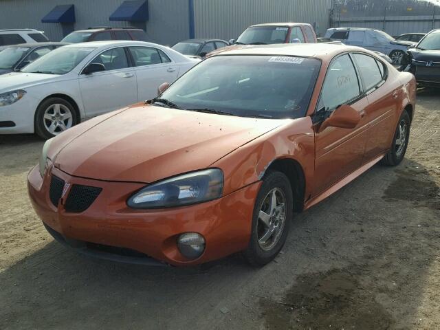 2G2WS522841170394 - 2004 PONTIAC GRAND PRIX ORANGE photo 2