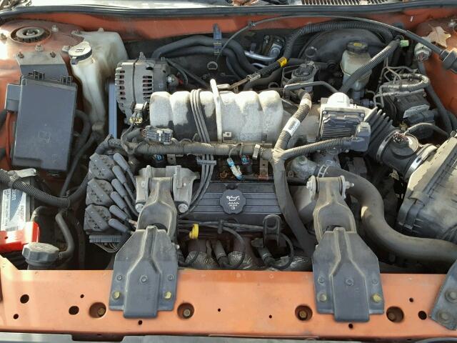 2G2WS522841170394 - 2004 PONTIAC GRAND PRIX ORANGE photo 7