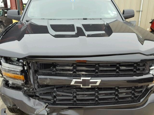 1GCNCNEC1HZ263456 - 2017 CHEVROLET SILVERADO BLACK photo 7