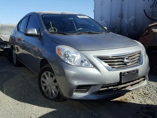 3N1CN7APXDL864777 - 2013 NISSAN VERSA S SILVER photo 1