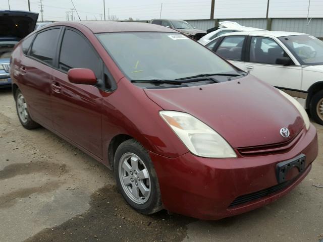 JTDKB20U840033996 - 2004 TOYOTA PRIUS RED photo 1