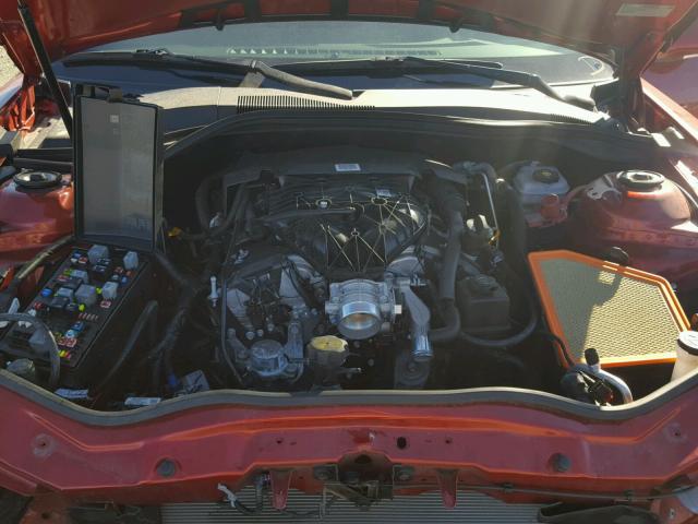 2G1FB1E31F9289698 - 2015 CHEVROLET CAMARO LS RED photo 7