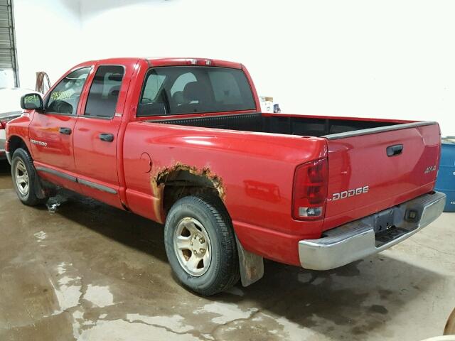 3D7HU18NX2G191220 - 2002 DODGE RAM 1500 RED photo 3