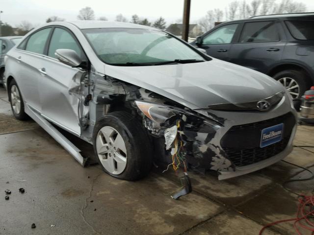 KMHEC4A43BA018202 - 2011 HYUNDAI SONATA HYB SILVER photo 1