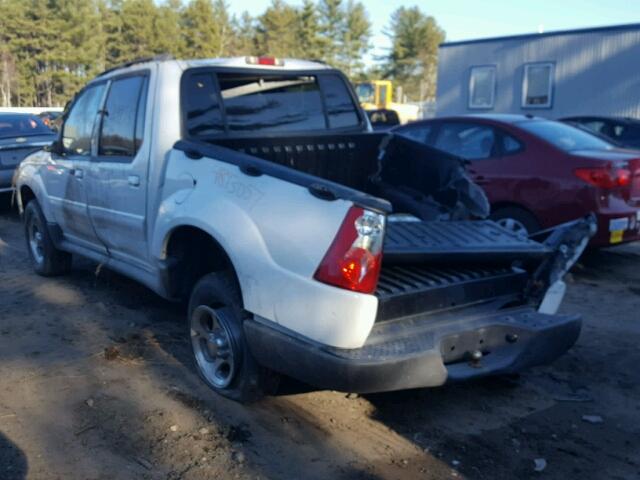 1FMZU67K24UB14596 - 2004 FORD EXPLORER S WHITE photo 3