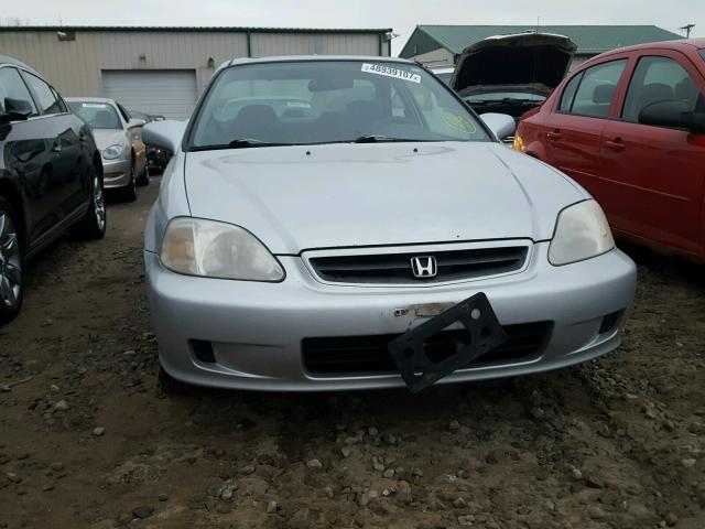 1HGEJ8242YL067776 - 2000 HONDA CIVIC EX SILVER photo 9