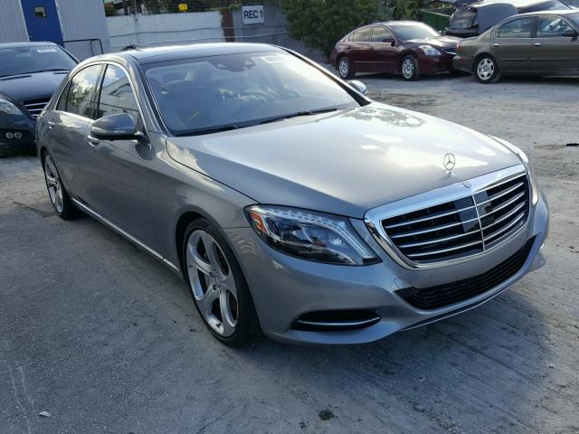 WDDUG8CB6FA111220 - 2015 MERCEDES-BENZ S 550 GRAY photo 1