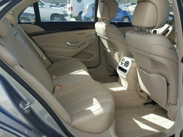 WDDUG8CB6FA111220 - 2015 MERCEDES-BENZ S 550 GRAY photo 6