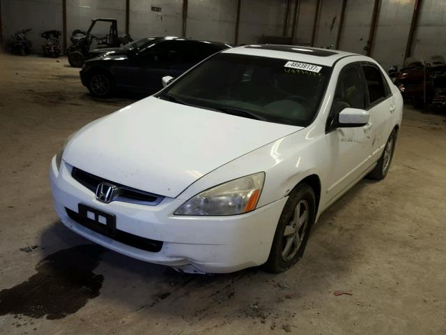 1HGCM56674A058859 - 2004 HONDA ACCORD EX WHITE photo 2