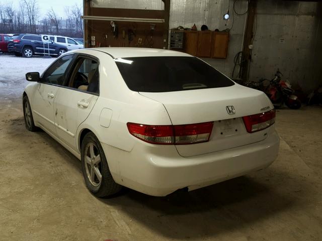 1HGCM56674A058859 - 2004 HONDA ACCORD EX WHITE photo 3