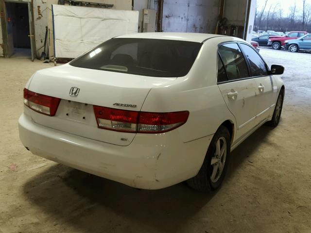 1HGCM56674A058859 - 2004 HONDA ACCORD EX WHITE photo 4