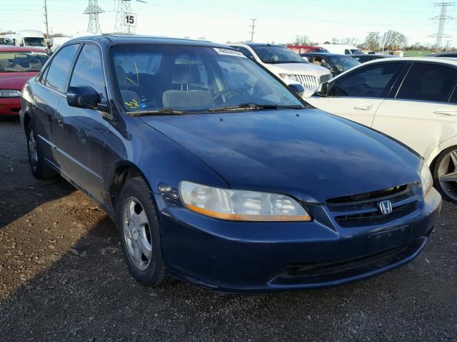 1HGCG5657YA007558 - 2000 HONDA ACCORD EX BLUE photo 1