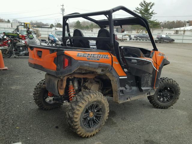 3NSRGE990GH863414 - 2016 POLARIS GENERAL 10 ORANGE photo 4