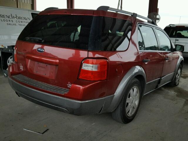 1FMZK01115GA34967 - 2005 FORD FREESTYLE MAROON photo 4