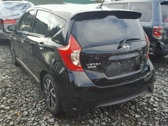 3N1CE2CPXFL388954 - 2015 NISSAN VERSA NOTE BLACK photo 3