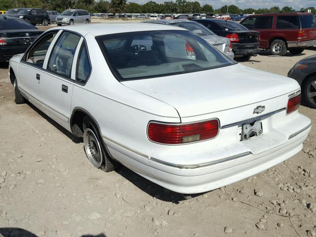 1G1BL52P7SR192497 - 1995 CHEVROLET CAPRICE / WHITE photo 3