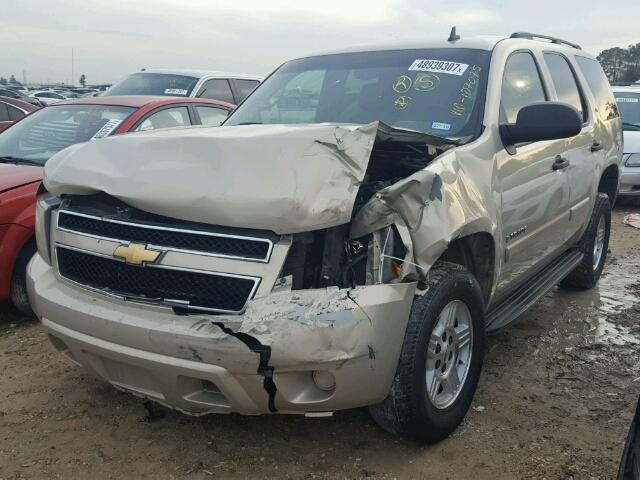 1GNFC13C08R107075 - 2008 CHEVROLET TAHOE C150 BEIGE photo 2