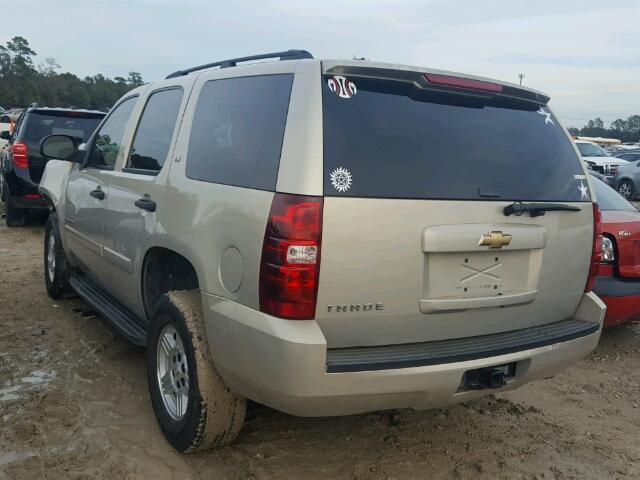 1GNFC13C08R107075 - 2008 CHEVROLET TAHOE C150 BEIGE photo 3