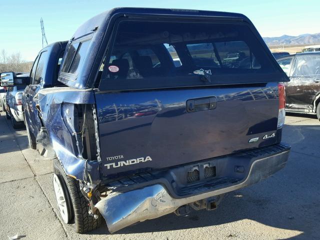 5TFDW5F14AX124486 - 2010 TOYOTA TUNDRA CRE BLUE photo 3