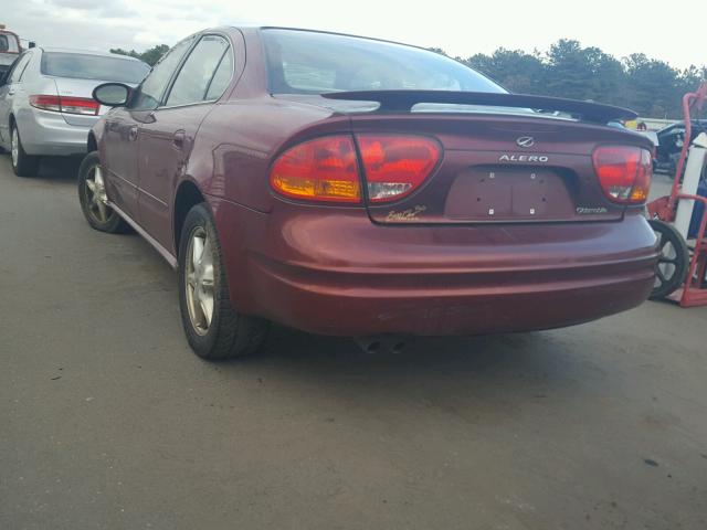 1G3NL52E91C173714 - 2001 OLDSMOBILE ALERO GL RED photo 3