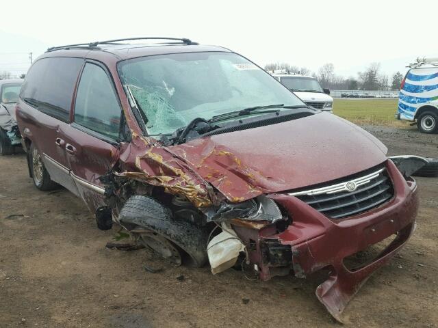 2A4GP54L47R208744 - 2007 CHRYSLER TOWN & COU BURGUNDY photo 1