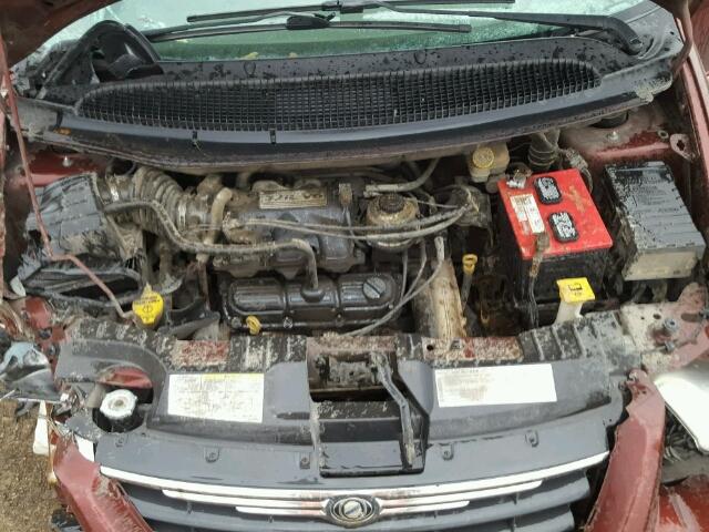 2A4GP54L47R208744 - 2007 CHRYSLER TOWN & COU BURGUNDY photo 7