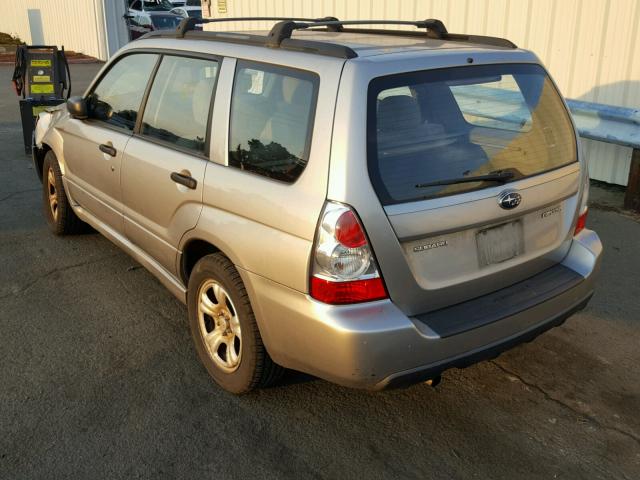 JF1SG63656H754602 - 2006 SUBARU FORESTER 2 SILVER photo 3