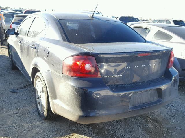 1B3BD4FB9BN553914 - 2011 DODGE AVENGER EX BLACK photo 3