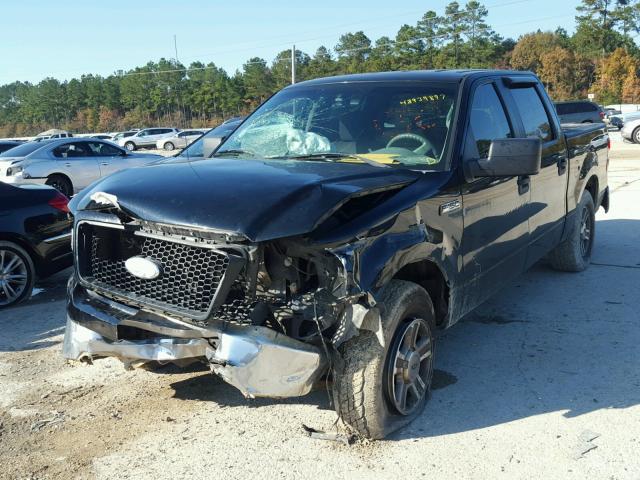 1FTRW12W66KC76144 - 2006 FORD F150 SUPER BLACK photo 2