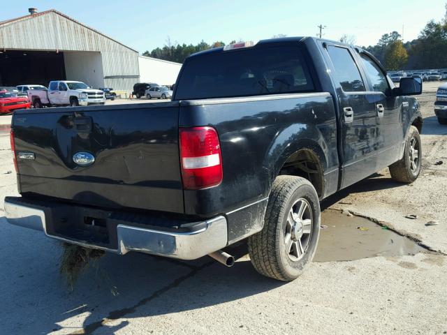 1FTRW12W66KC76144 - 2006 FORD F150 SUPER BLACK photo 4