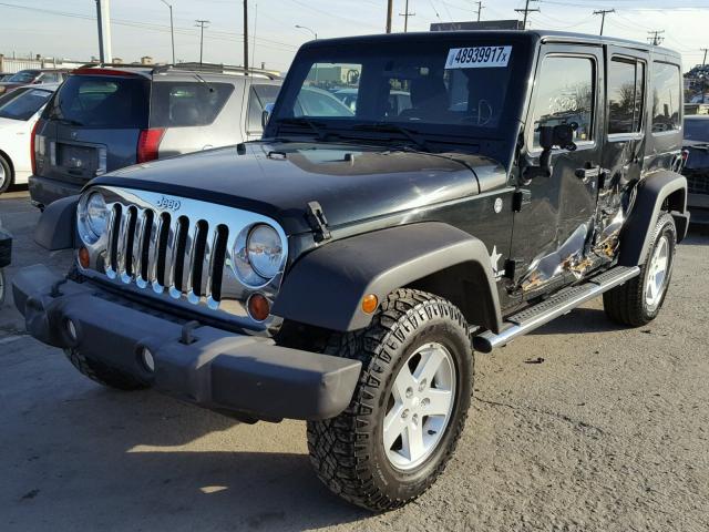 1C4BJWDG2CL167575 - 2012 JEEP WRANGLER U BLACK photo 2