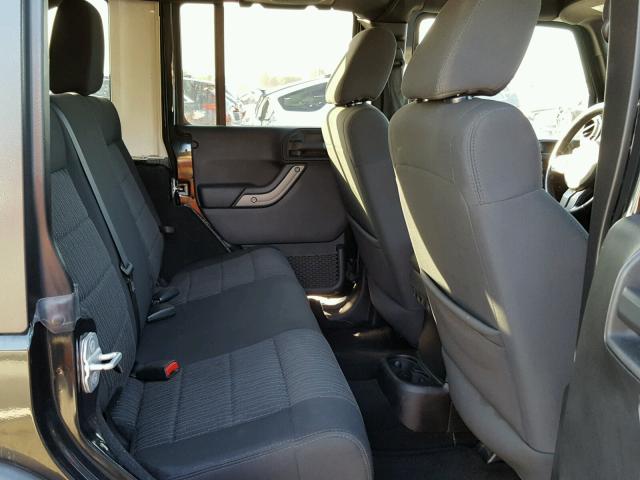 1C4BJWDG2CL167575 - 2012 JEEP WRANGLER U BLACK photo 6